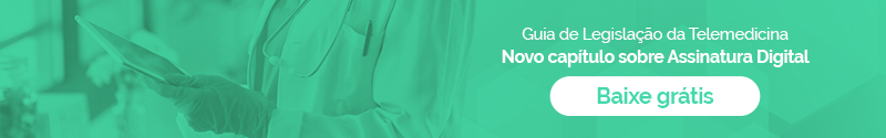 Guia de Legislação da Telemedicina Banner para ebook "Guia de Legislação da Telemedicina"